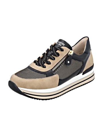 remonte Sportliche Schnürschuhe in Beige