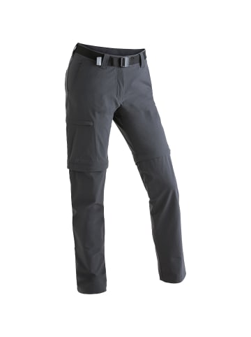 Maier Sports Zip-Hose Inara Slim in Dunkelgrau