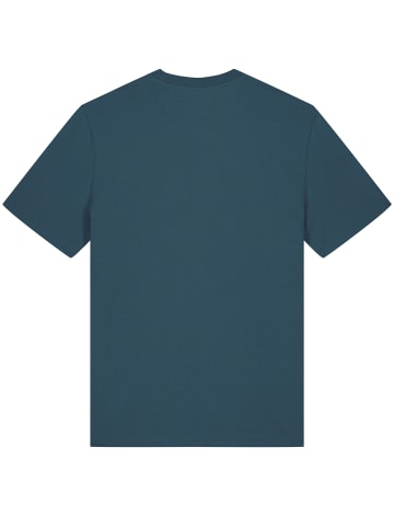 wat? Apparel T-Shirt Balloon Spaceman in Petrol