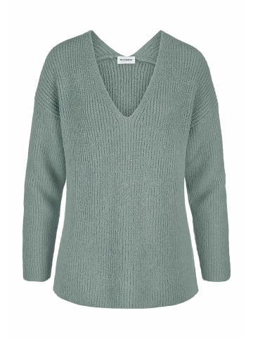 Hessnatur Hessnatur Strick Pullover Relaxed aus reinem Alpaka in mattgrün