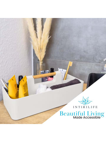 Intirilife Make Up Organizer in Weißgrau