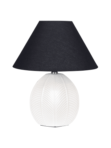 Beliani Tischleuchten CADENA in Beige/Schwarz - (W) 34 x (H) 42 x (L) 34 cm