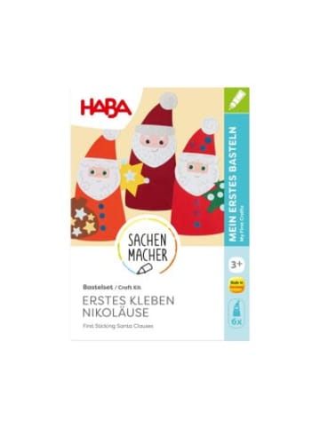 HABA Sales GmbH & Co.KG Nonbook - Bastelset - Erstes Kleben Nikoläuse