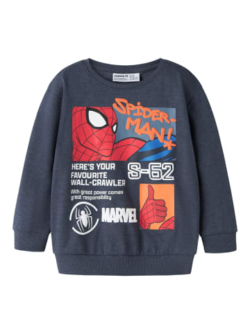 name it Sweatshirt Spiderman Nmmactor in ombre blue