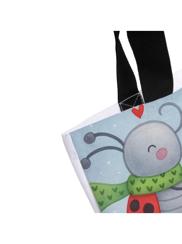 Mr. & Mrs. Panda Shopper Damen Smörle Rodeln Design mit Spruch in Weiß