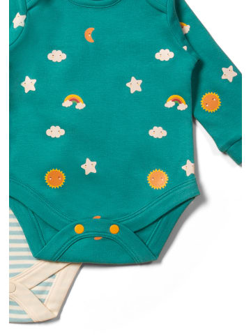 Little Green Radicals Baby Bodysuit Set in Blau