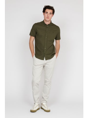 Matinique Kurzarmhemd MAtrostol Gerade Passform in Olive Night