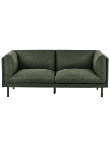Beliani 2-Sitzer Sofa VORGOD in Grün/Schwarz - (W) 180 x (H) 76 x (L) 84 cm