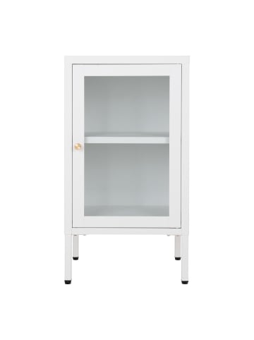 ebuy24 Vitrinenschrank Dalby Weiß 38 x 35 cm