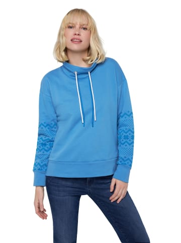 Gina Laura Sweatshirt in denimblau