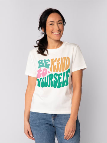 wat? Apparel T-Shirt Be kind to yourself in Off White