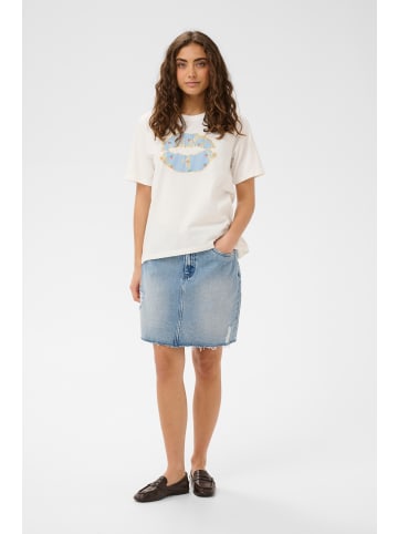 CULTURE T-shirt CUcilie Classic fit in Spring Gardenia