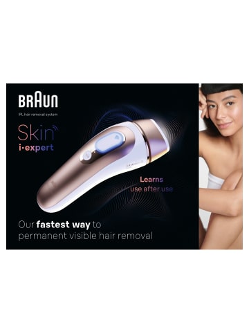 Braun IPL "Skin i-expert Pro - PL7147 + Venus Rasierer" in Weiß/Bronze