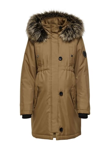 ONLY Langer Parka in Toasted Coconut