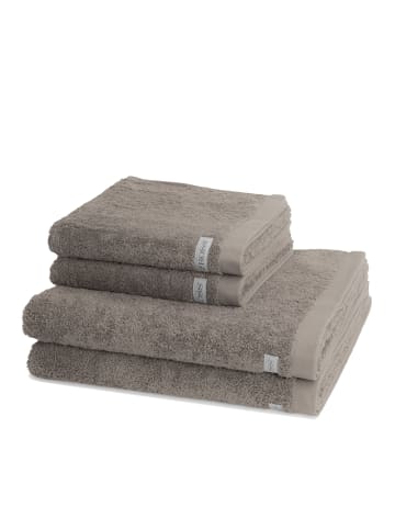 Ross 2 X Handtuch 2 X Duschtuch - im Set Sinfonie in Taupe