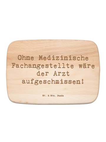 Mr. & Mrs. Panda Brettchen Spruch Medizinische Fachangestellte m... in Transparent