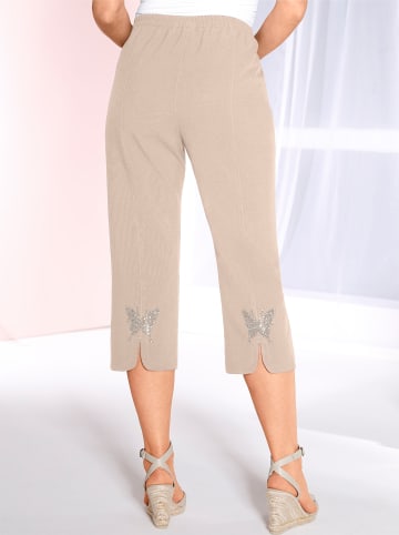 Sieh an! Capri-Hose in beige