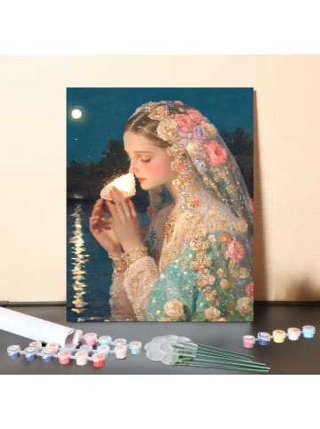 ARTNANAS DIY Malen nach Zahlen Set-"Mondseele" 