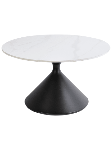 Beliani Couchtisch HAIWEE in Schwarz/Weiß - (W) 72 x (H) 42 x (L) 72 cm