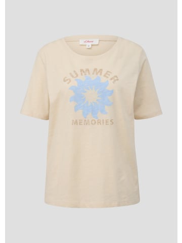 s.Oliver T-Shirt in 81D0_beige
