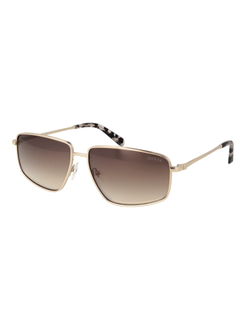 Guess Damen Sonnenbrillen Rechteck Gold