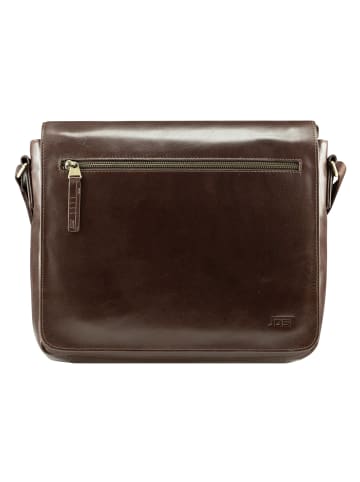 Jost Skagen Aktentaschen Messenger Leder 32 cm Laptopfach in redbrown