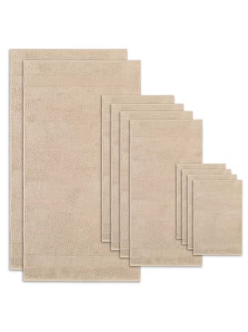 Villeroy & Boch Handtuch 10er Pack, 1er Pack in Hellbraun