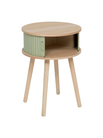Atmosphera Créateur d'intérieur Nachttisch NYSOS mit 2 Türen in Pfefferminzgrün, Ø 40 cm