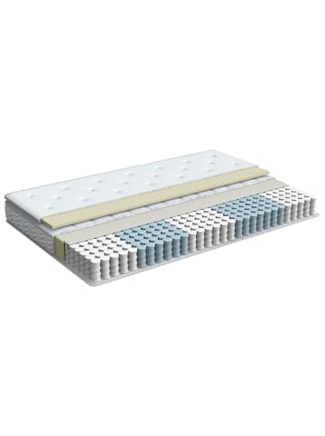 Beliani Matratze LUXUS in Beige - (W) 160 x (H) 25 x (L) 200 cm