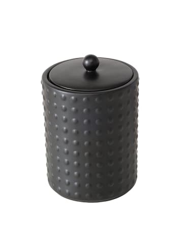 Boltze Keramiktopf in schwarz