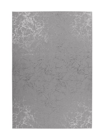 Kayoom Hochflor Teppich Bijou 225 in taupe - silber - rechteckig