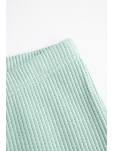 Coccodrillo Gerippte Leggings mit langem Hosenbein in grün