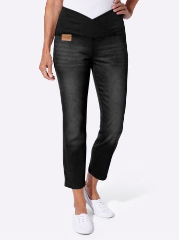 WITT WEIDEN 7/8-Jeans in black denim