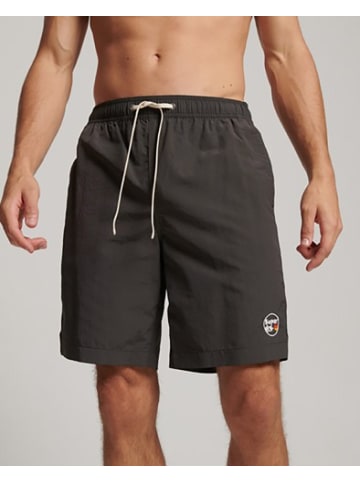 Superdry Badeshorts in Schwarz