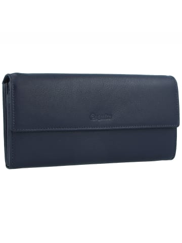 Esquire Viktoria Geldbörse RFID Leder 18,5 cm in navy