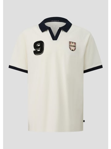 QS Polo-Shirt in 03D0_creme