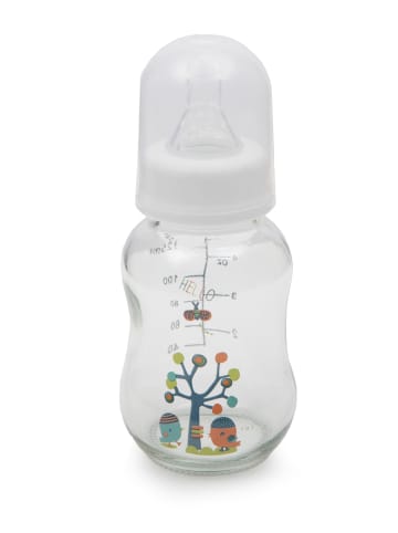 Moni Babyflasche, Trinkglasflasche GB301 in weiß