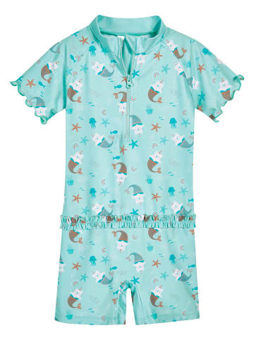 Playshoes UV-Schutz Einteiler Einhornmeerkatze in mint