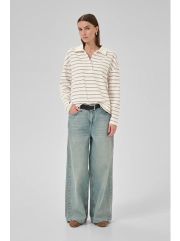 My Essential Wardrobe Langarm-Bluse AnnaMW Loose fit in Snow White Striped