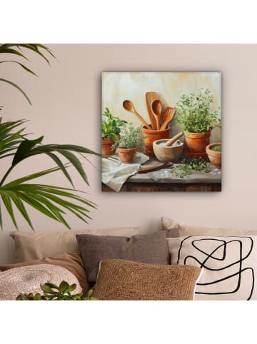 MuchoWow Leinwand Bilder Terra cotta