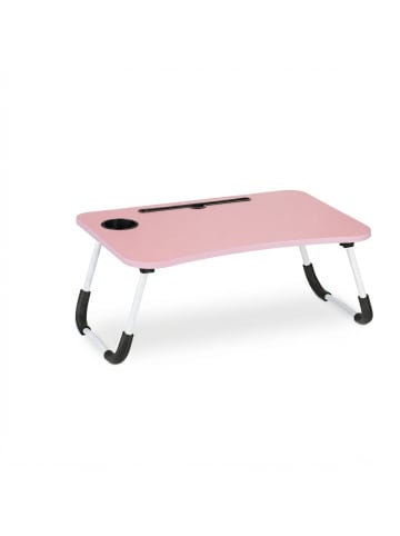 Laptoptisch in Rosa/ Weiß - (B)63 x (H)26 x (T)40 cm