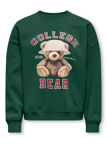 KIDS ONLY Sweatshirt KOGBILA L/S OVZ BEAR in pineneedle