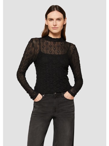 s.Oliver T-Shirt langarm in Schwarz