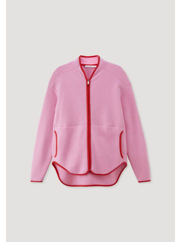 Hessnatur Fleece-Jacke in dahlie