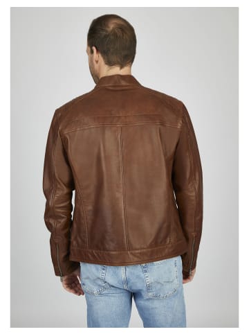 Bugatti Lederjacke BUAMADEO in Cognac