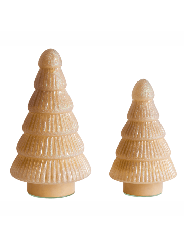 Beliani 2er-Set Dekofigur FLAREN in Beige