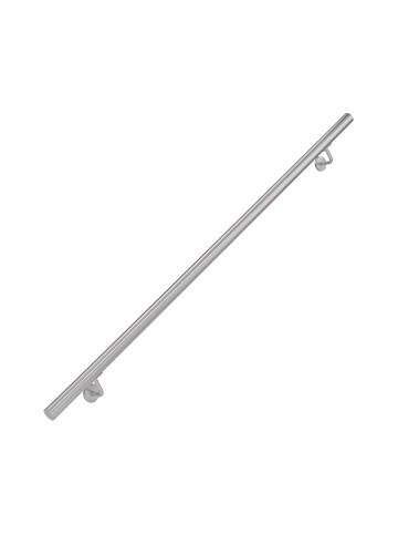 relaxdays Handlauf in Silber - (L)150 x (H)12 cm