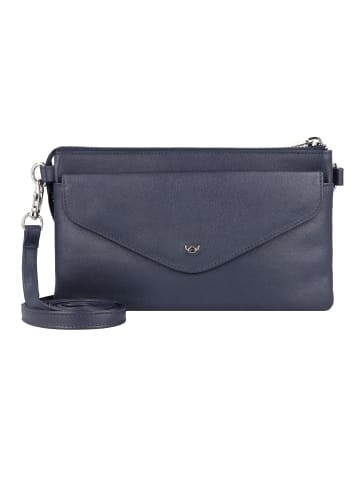 Golden Head Valencia Clutch Geldbörse RFID Schutz Leder 22 cm in saphir 1