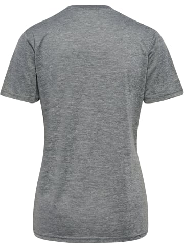 Hummel Hummel T-Shirt Hmlauthentic Multisport Damen Atmungsaktiv Feuchtigkeitsabsorbierenden in GREY MELANGE