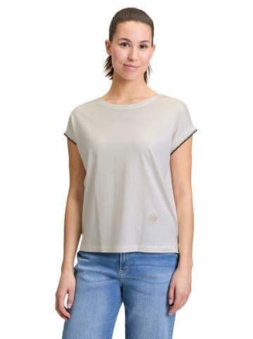 CARTOON Casual-Shirt mit Rundhalsausschnitt in Rohweiß